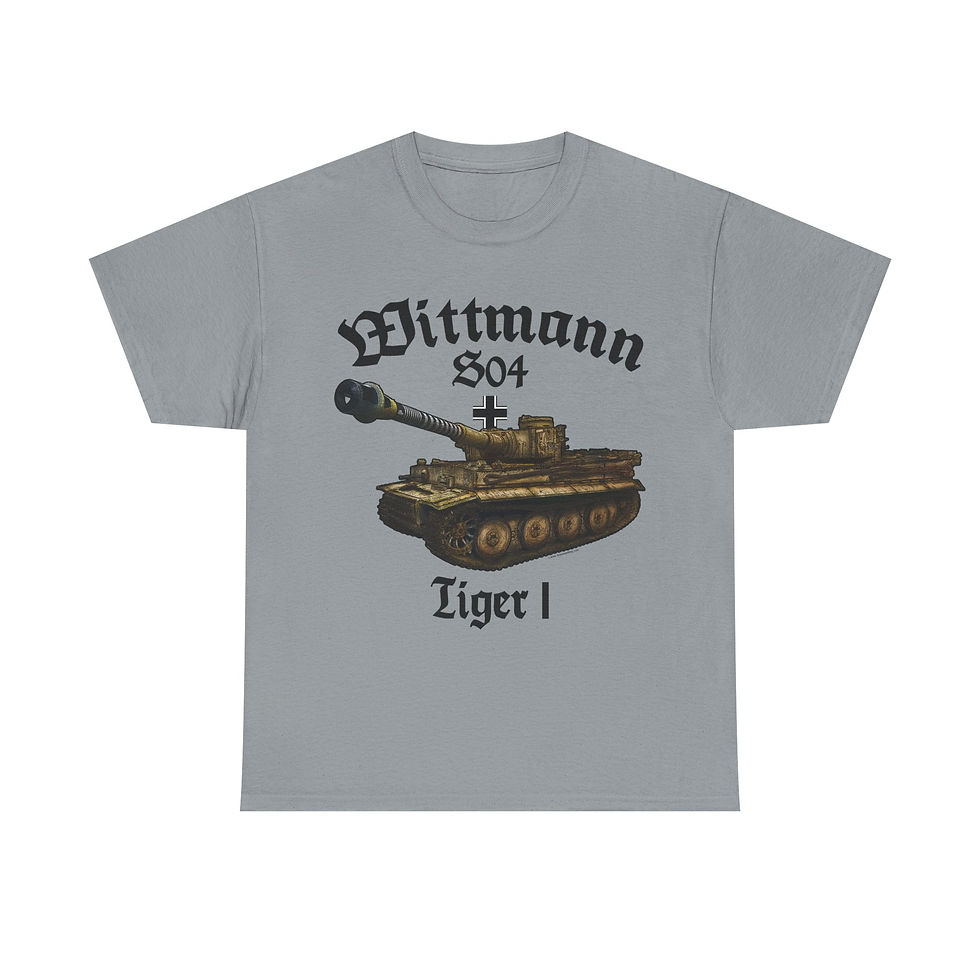 Thumbnail: Michael Wittmann S04 Panzer T-Shirt WWII German Tiger Tank