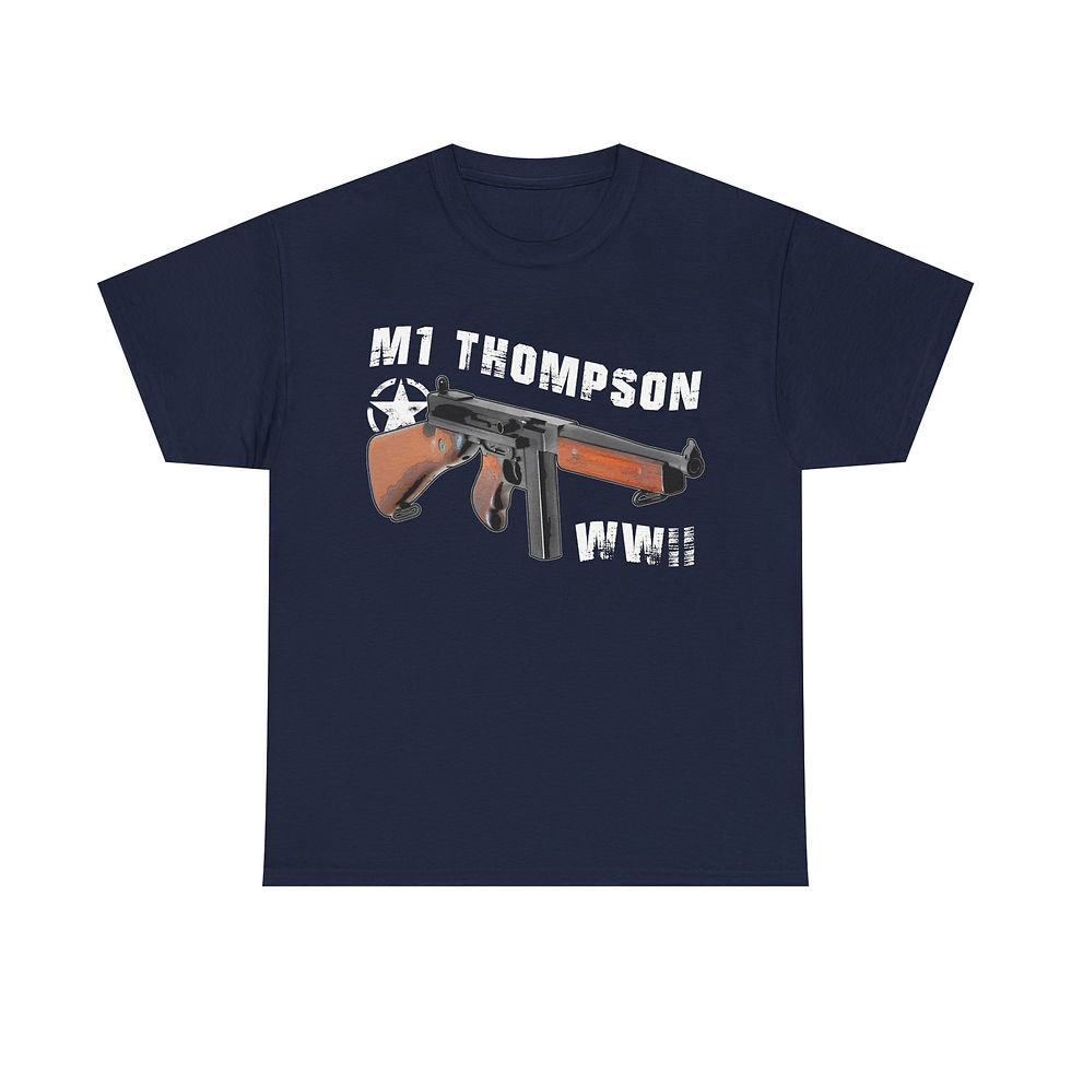 Thumbnail: M1 Thompson T-Shirt US Machine Gun Rifle Version 3