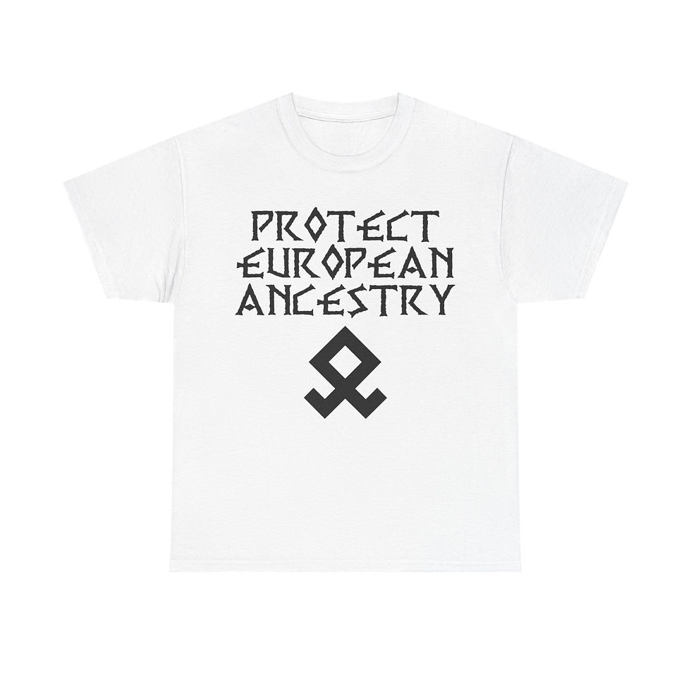 Thumbnail: Protect Ancestry Odal Rune T-Shirt Patriot Funny Gift
