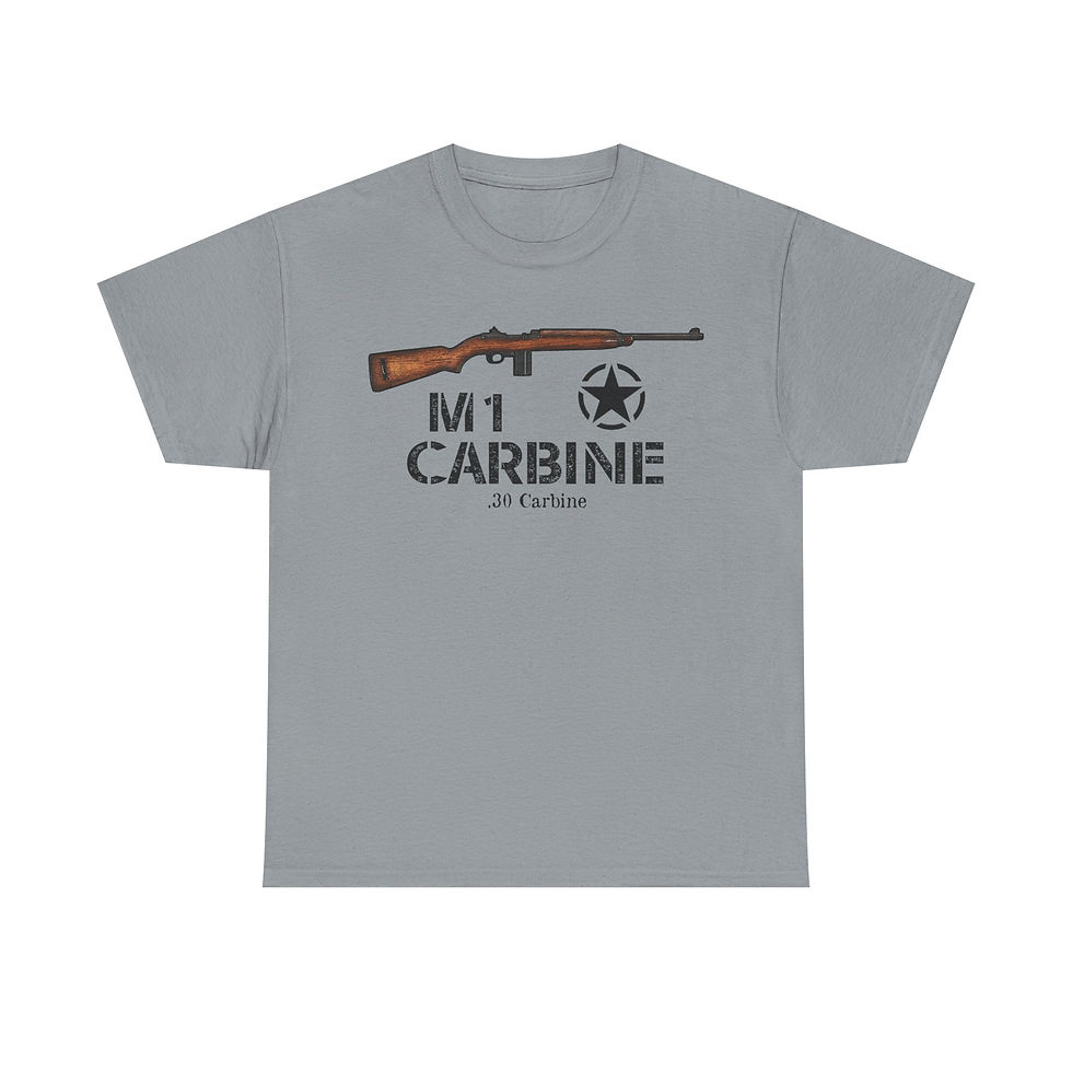 Thumbnail: M1 Carbine Rifle T-Shirt WWII US Gun