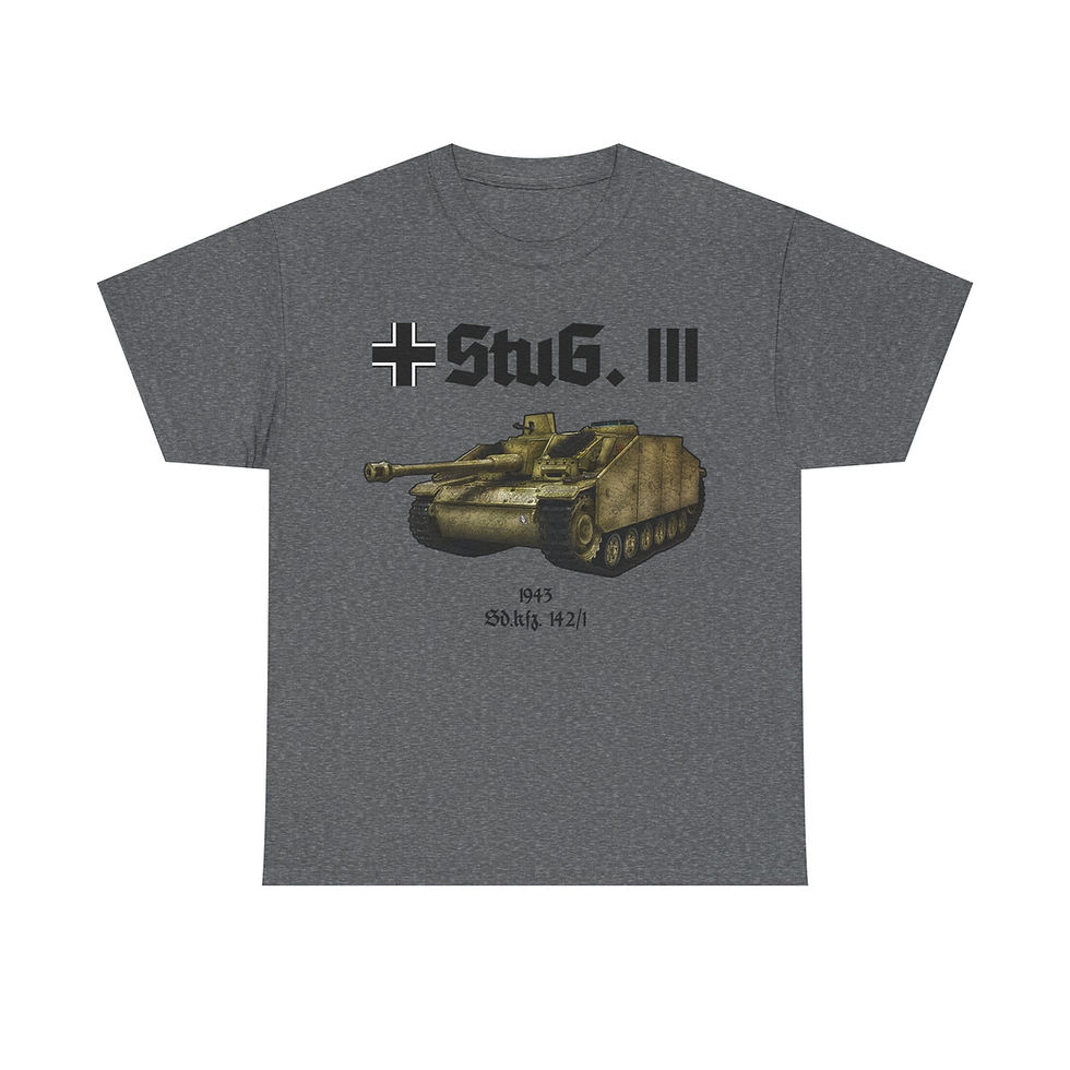 Thumbnail: StuG III Panzer T-Shirt WWII German Tank Version 3