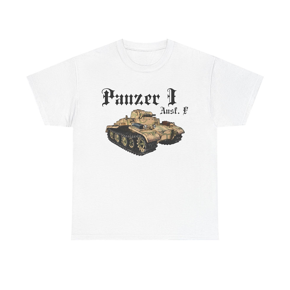 Thumbnail: Panzer I Ausf F T-Shirt WWII German Tank