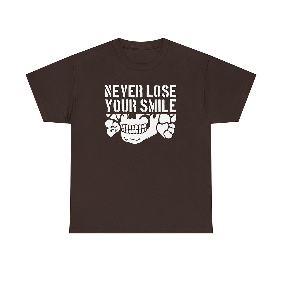 Thumbnail: Never Lose Your Smile T-Shirt Skull