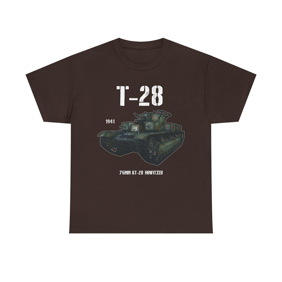 Thumbnail: T-28 T-Shirt WWII Soviet Army Tank