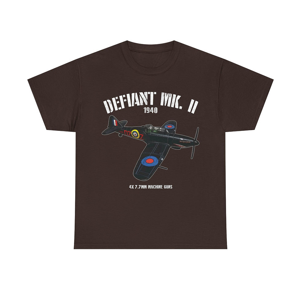 Thumbnail: Defiant NF Mk II T-Shirt WWII British Aircraft