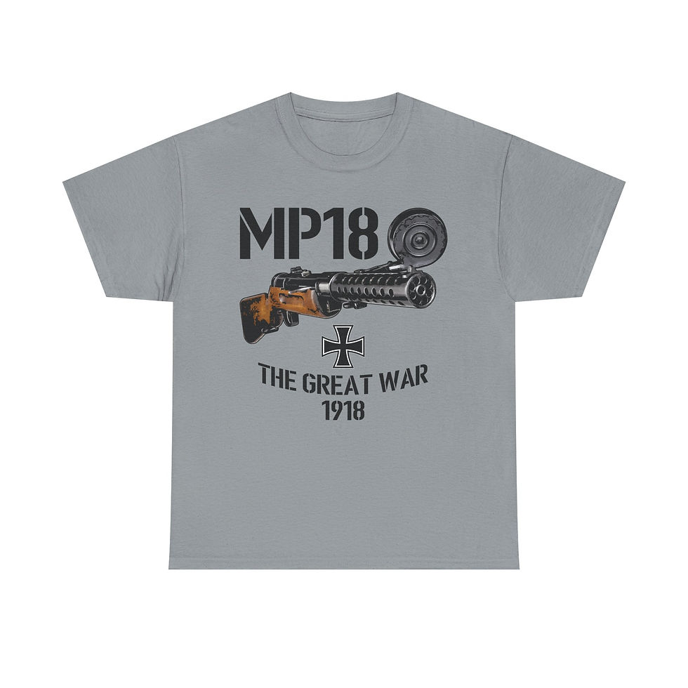 Thumbnail: MP18 Machine Gun T-Shirt WWI The Great War
