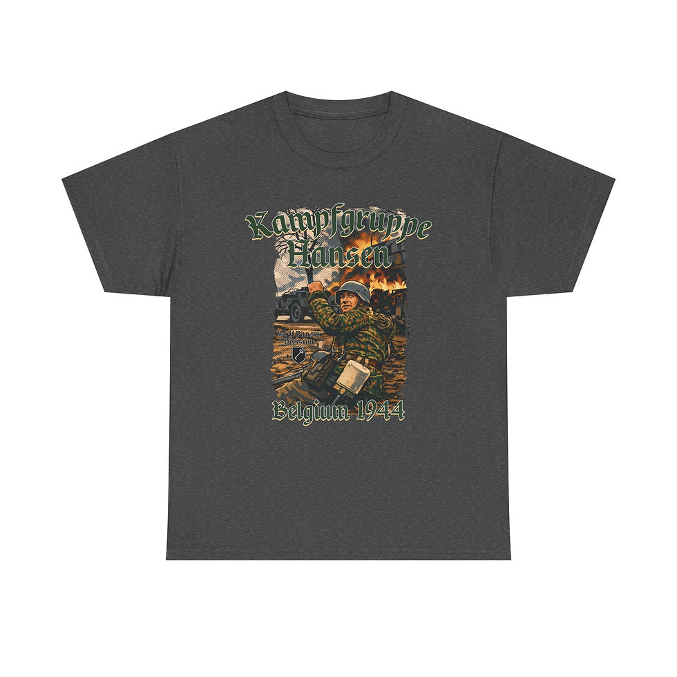 Thumbnail: Kampfgruppe Hansen Belgium 1944 WWII German T-Shirt