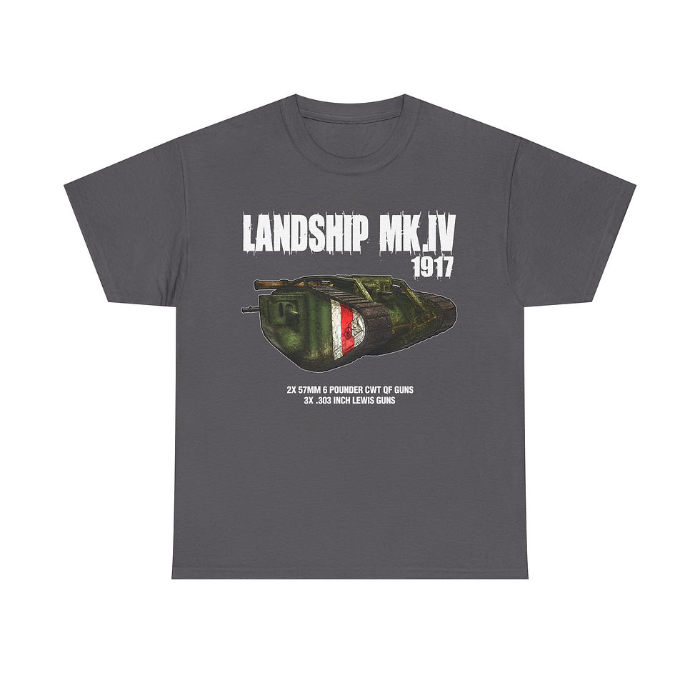 Thumbnail: Landship Mk. IV T-Shirt WWI British Tank Version 1