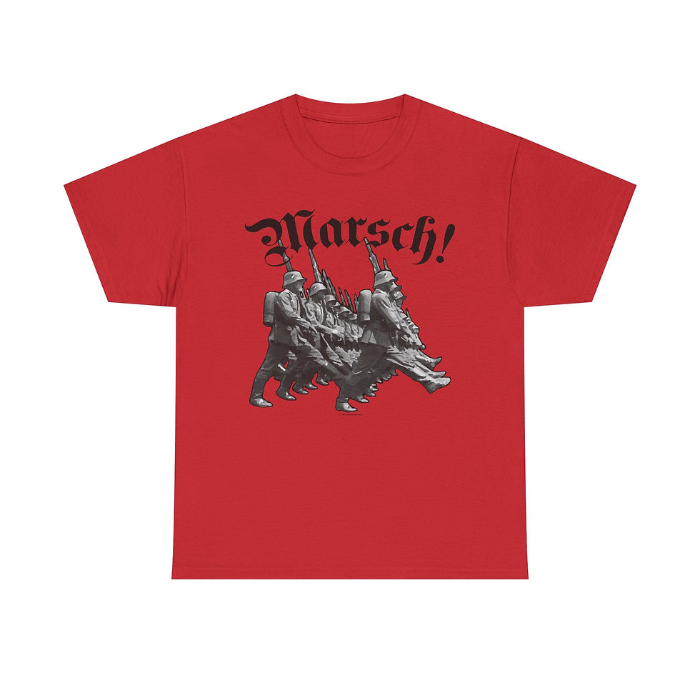 Thumbnail: March! German Soldiers T-Shirt WWII Goose Step