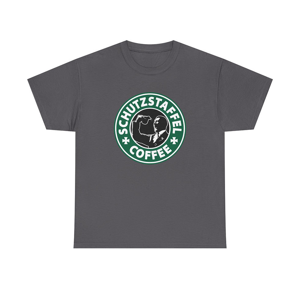 Thumbnail: Coffee Parody T-Shirt WWII German Funny Gift