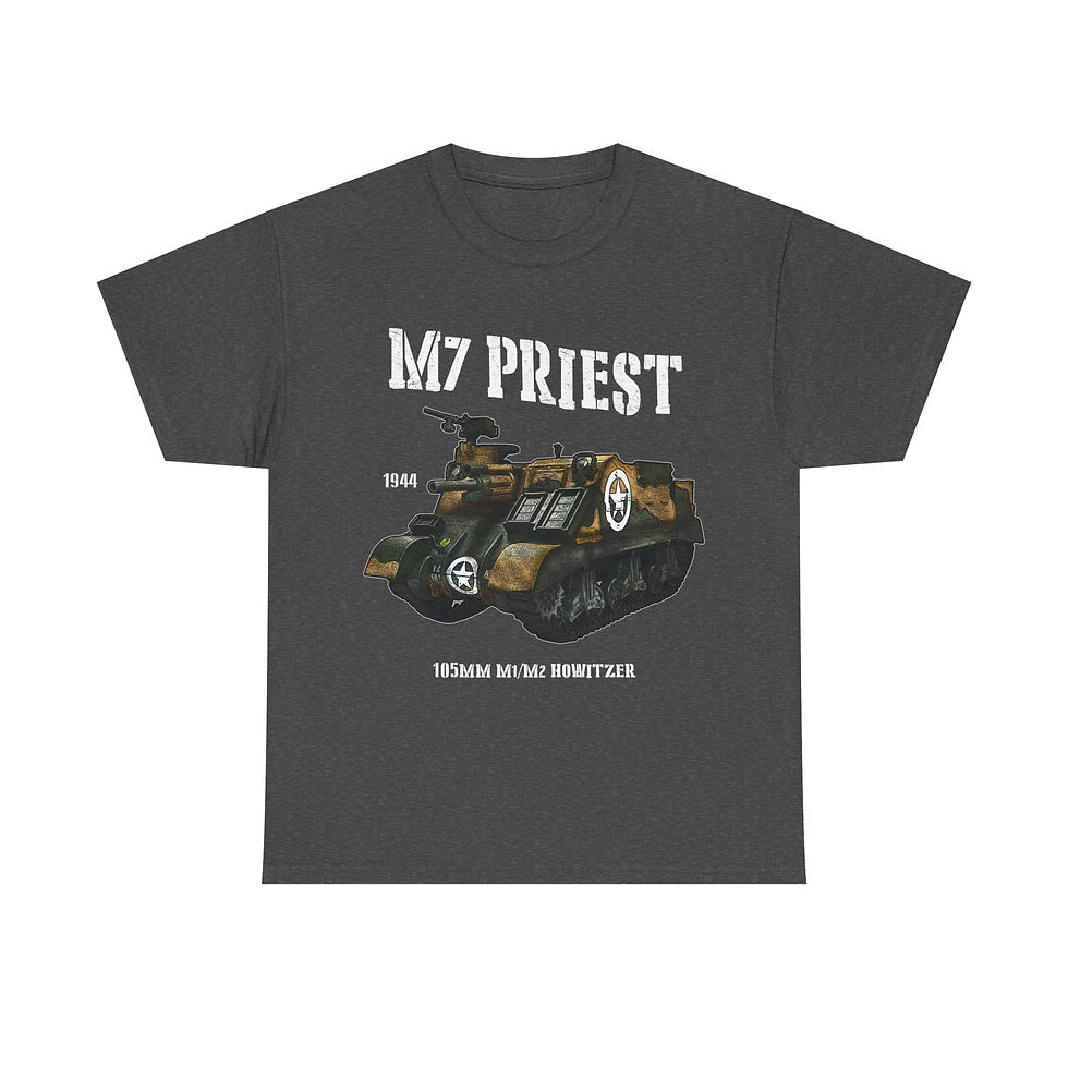 Thumbnail: M7 Priest T-Shirt WWII US Tank