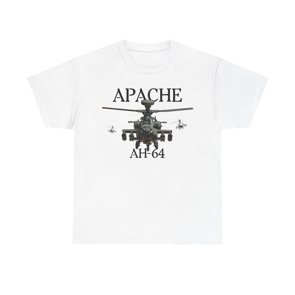 Thumbnail: Apache AH64 Helicopter T-Shirt US Army