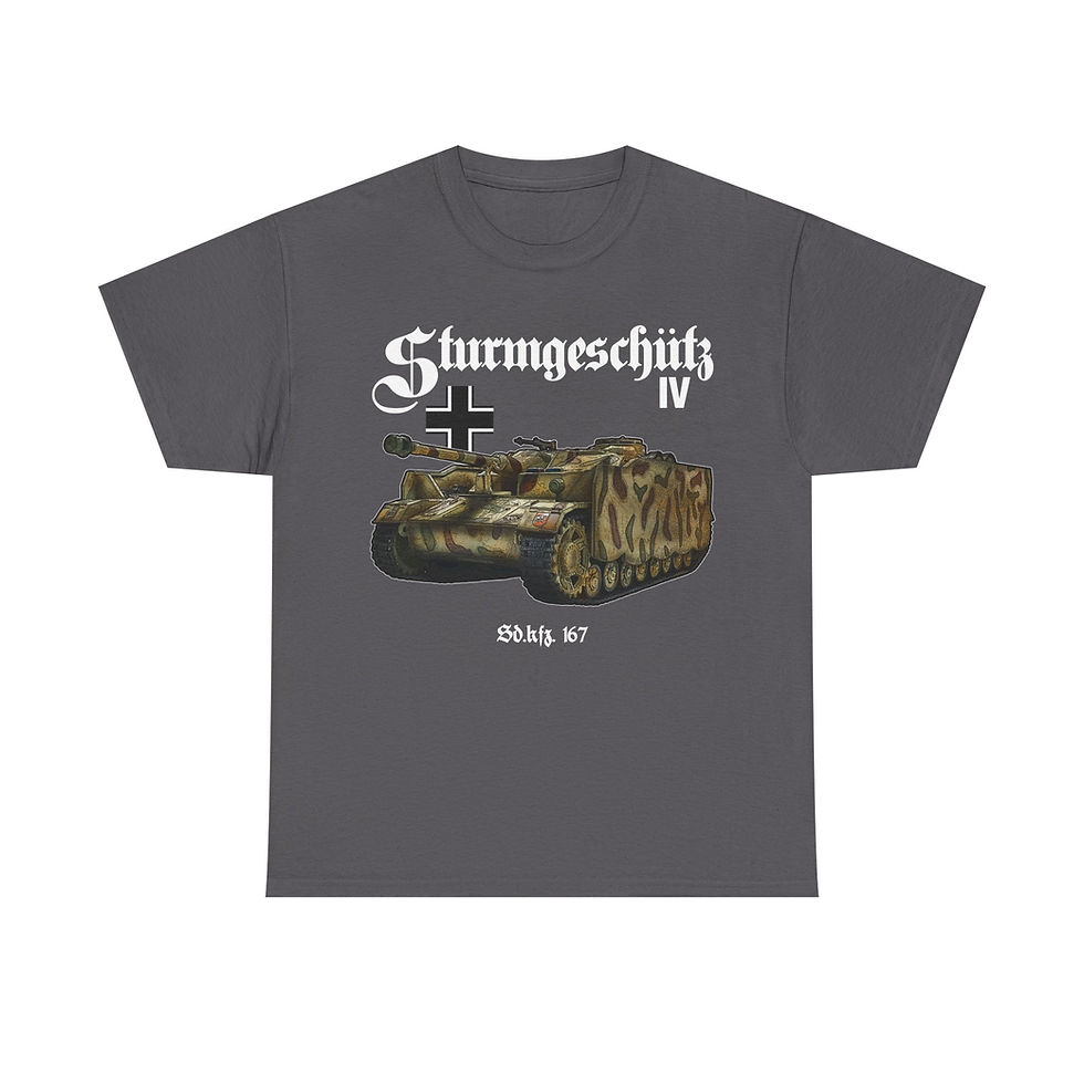 Thumbnail: StuG IV Panzer T-Shirt WWII German Tank Version 1