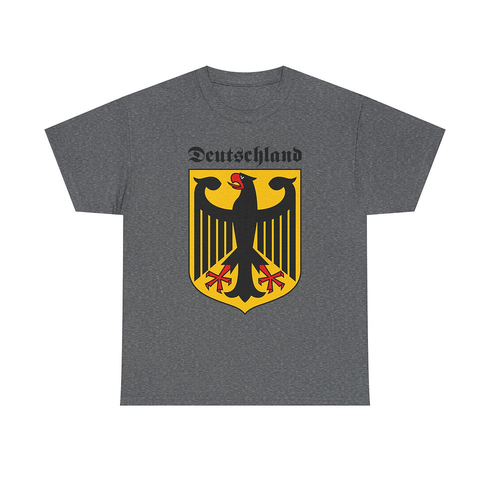 Thumbnail: German Coat of Arms Eagle T-Shirt WWII Patriotic