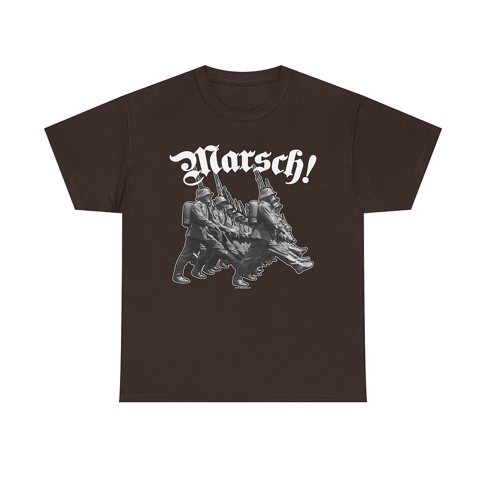 Thumbnail: March! German Soldiers T-Shirt WWII Goose Step