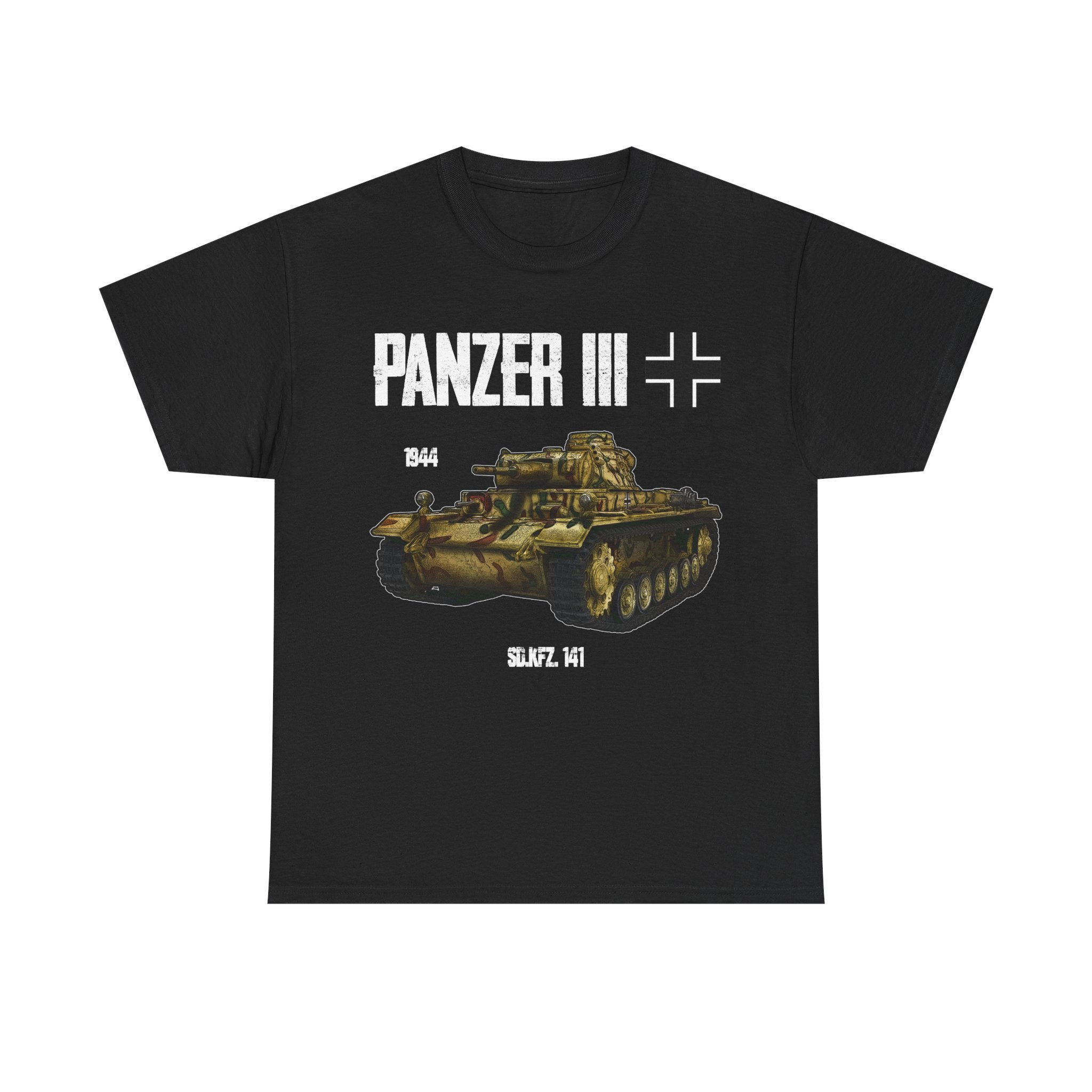 Panzer III T-Shirt WWII German Tank Version 2