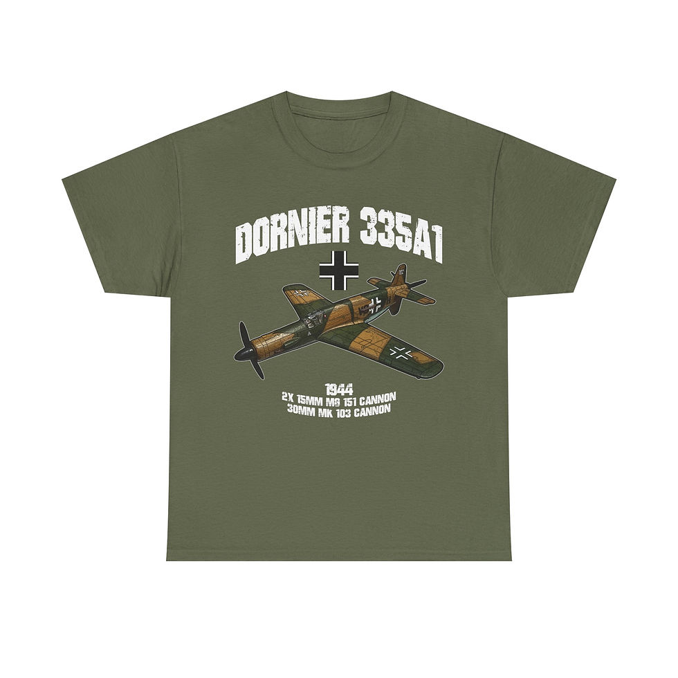 Thumbnail: Dornier Do 335A-1 T-Shirt WWII German Aircraft