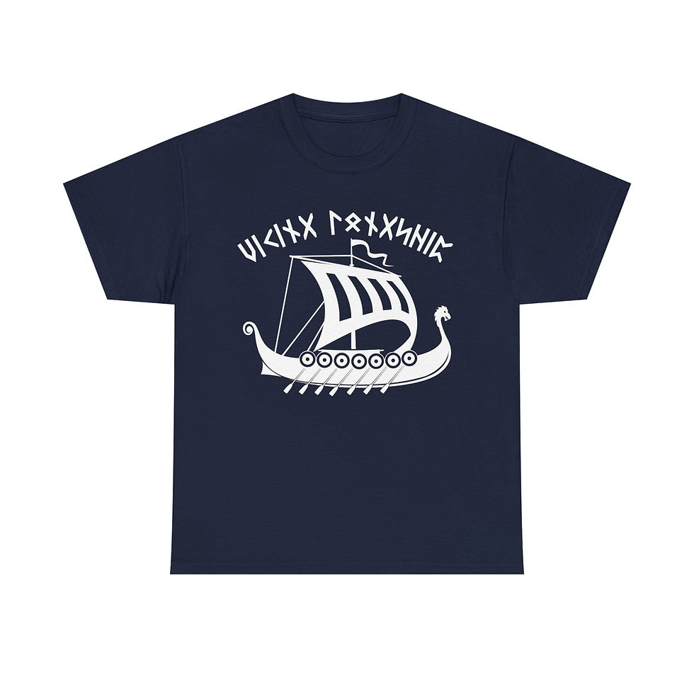 Thumbnail: Viking Longship T-Shirt Nordic Norse Ship
