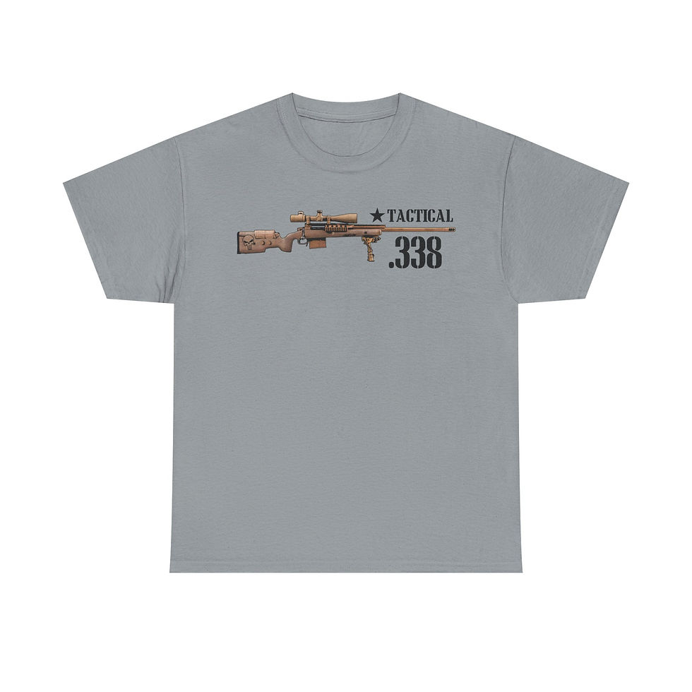 Thumbnail: Tactical .338 Sniper Rifle T-Shirt Chris Kyle The Legend