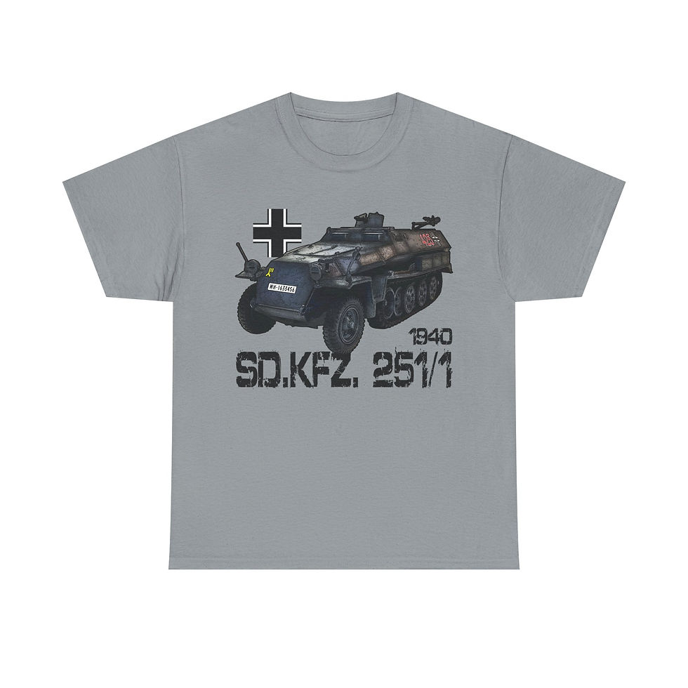Thumbnail: Sd.kfz 251/1 T-Shirt WWII German Armored Car