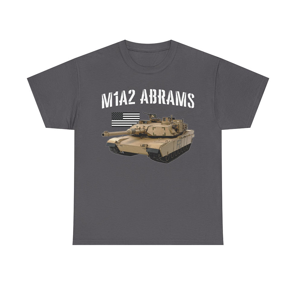 Thumbnail: M1A2 Abrams Tank T-Shirt US Army