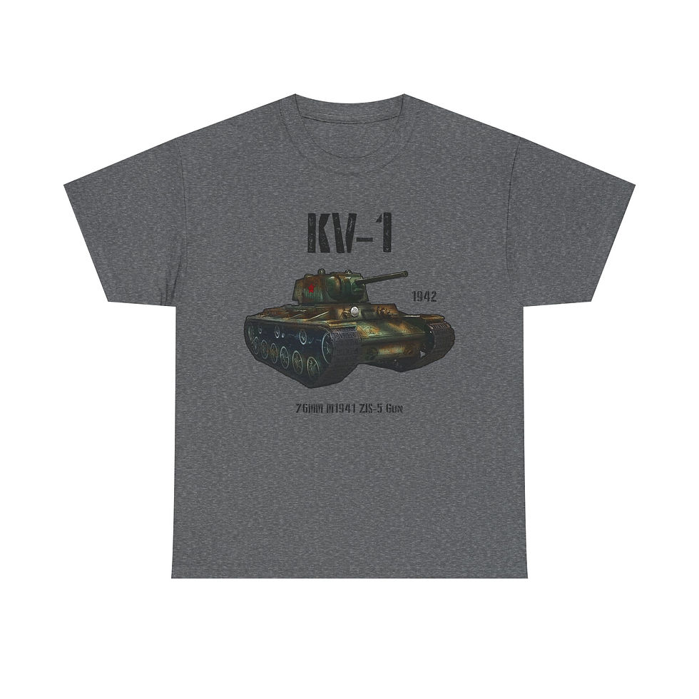 Thumbnail: KV-1 T-Shirt WWII Soviet Army Tank Version 1
