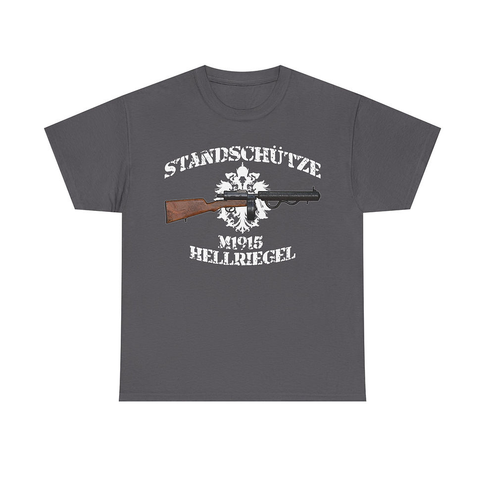 Thumbnail: M1915 Standschutze Hellriegel T-Shirt WWI Austro-Hungarian Machine Gun