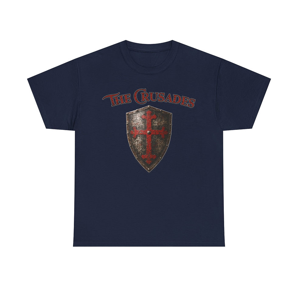 Thumbnail: The Crusades T-Shirt Medieval Shield Holy War