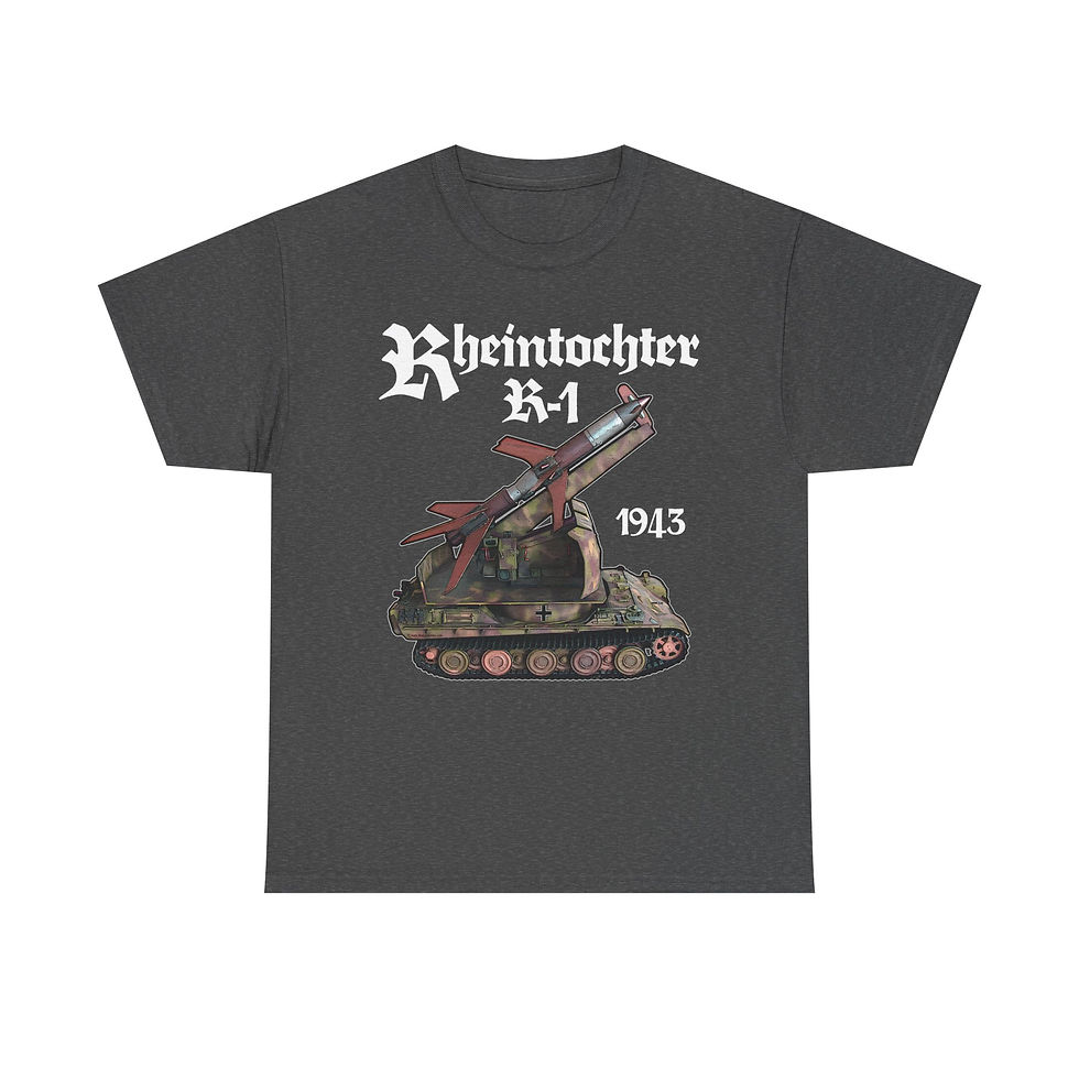 Thumbnail: Rheintochter R1Flakpanther T-Shirt WWII German Rocket