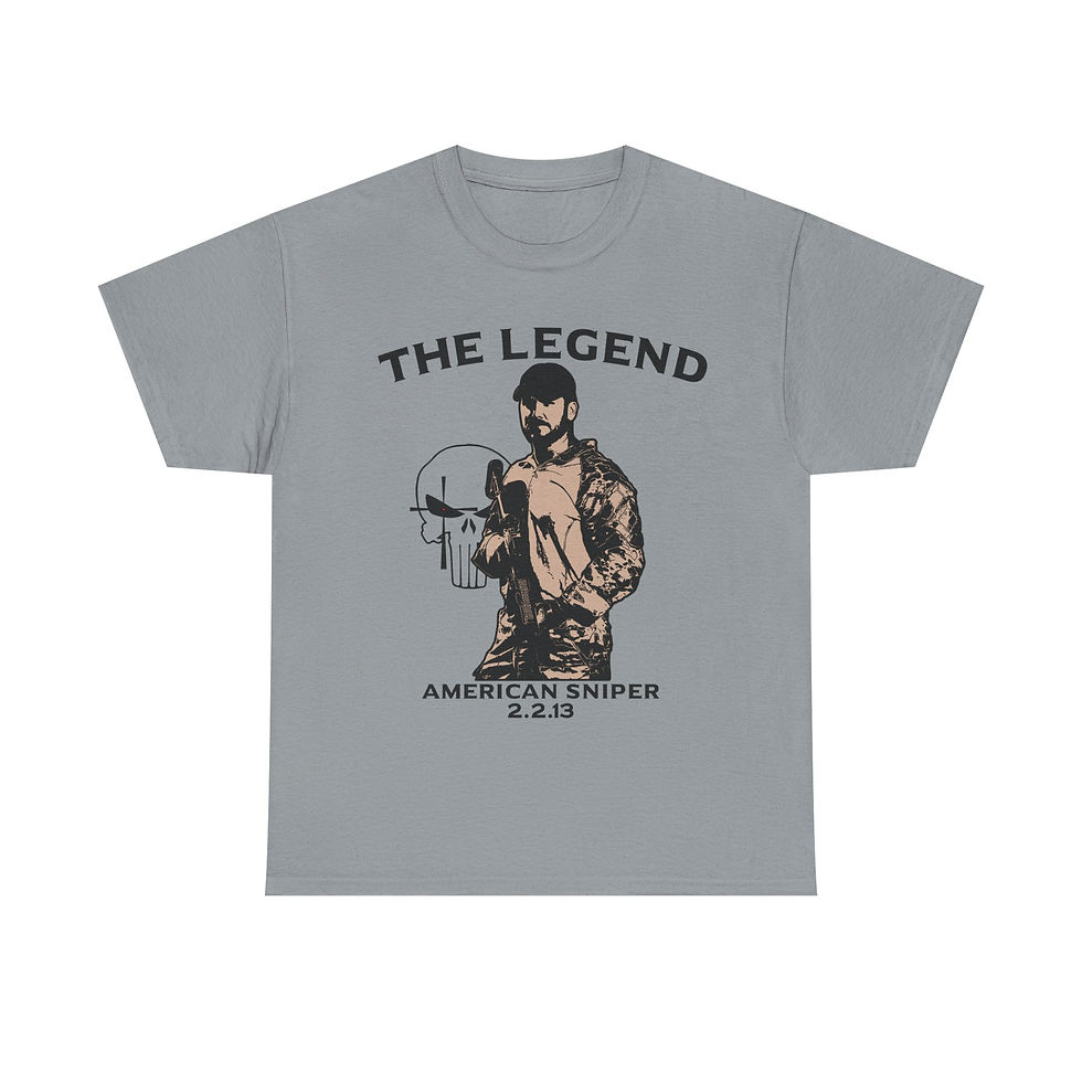 Thumbnail: The Legend Chris Kyle Sniper T-Shirt WWII US Soldier Gift