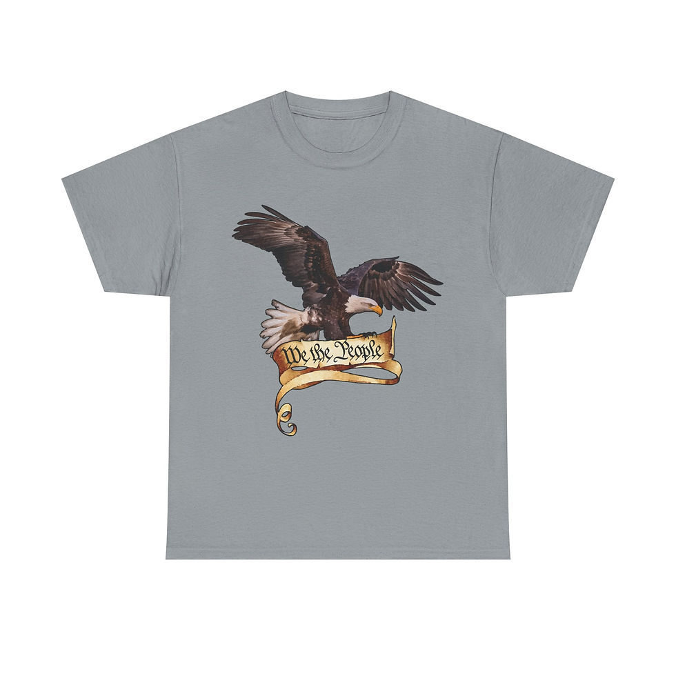 Thumbnail: We the People American Eagle T-Shirt Patriotic USA