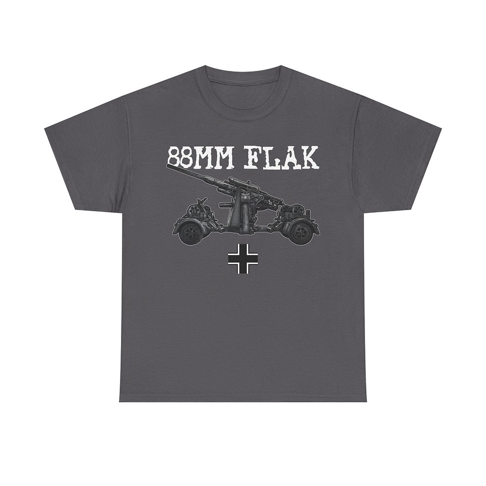 Thumbnail: Flak 36 T-Shirt WWII German 88mm Version 1
