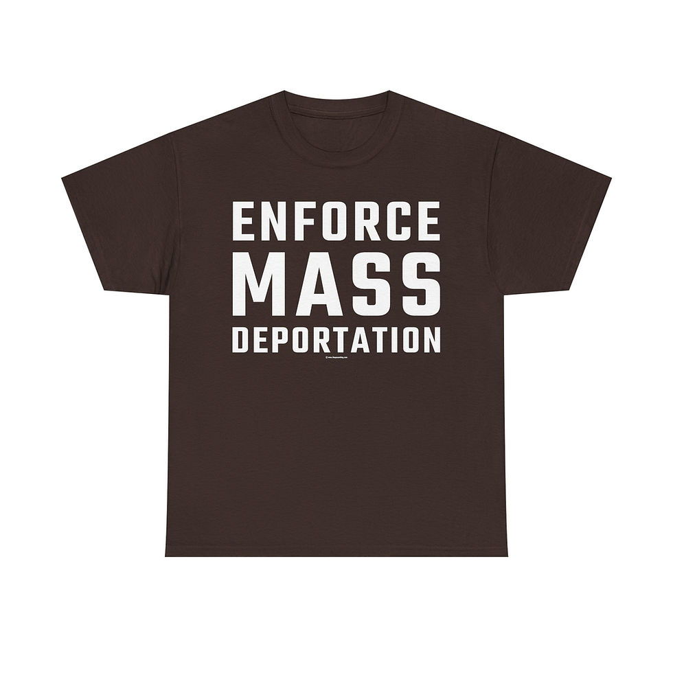 Thumbnail: Enforce Mass Deportation T-Shirt Illegal Immigrants Trump