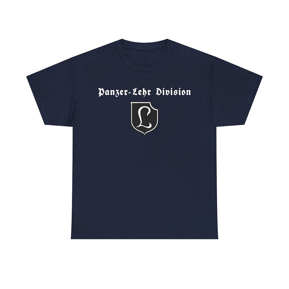 Thumbnail: Lehr Panzer Division Insignia T-Shirt WWII German Soldier Gift