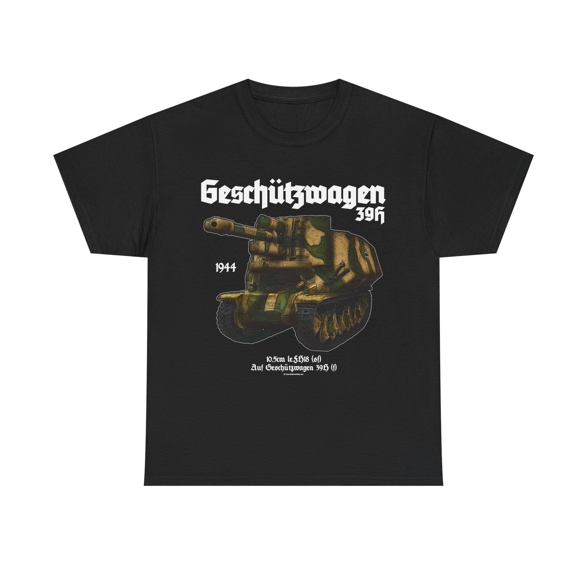 Geschutzwagen 39H Panzer T-Shirt WWII German Tank
