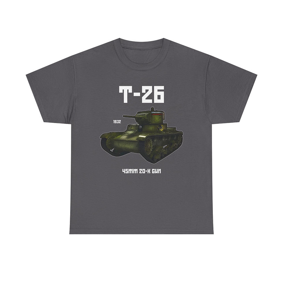 Thumbnail: T-26 T-Shirt WWII Soviet Army Tank