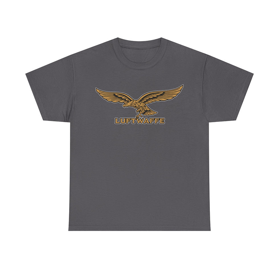 Thumbnail: Luftwaffe Eagle T-Shirt WWII German Airforce Plane Gift