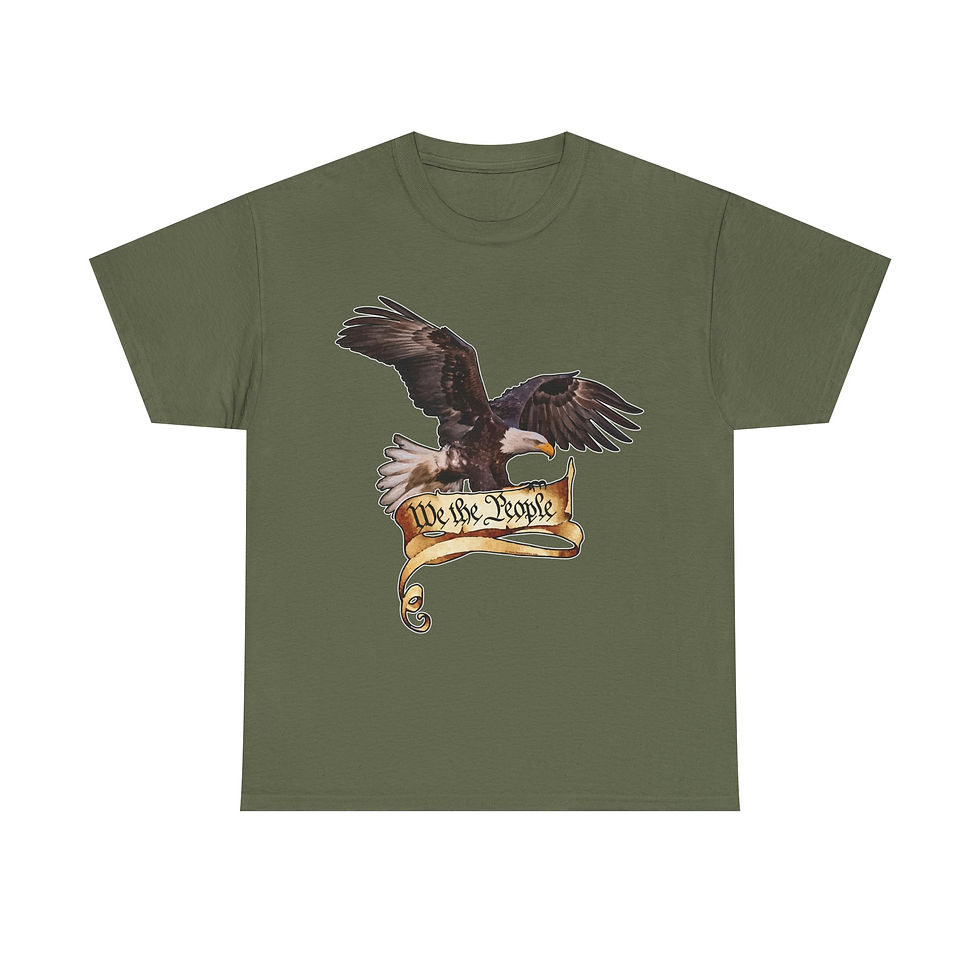 Thumbnail: We the People American Eagle T-Shirt Patriotic USA