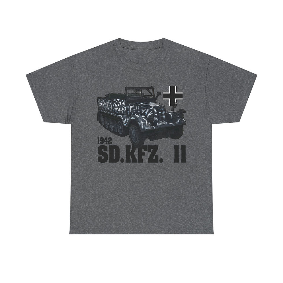Thumbnail: Sd.kfz 11 T-Shirt WWII German Personnel Carrier