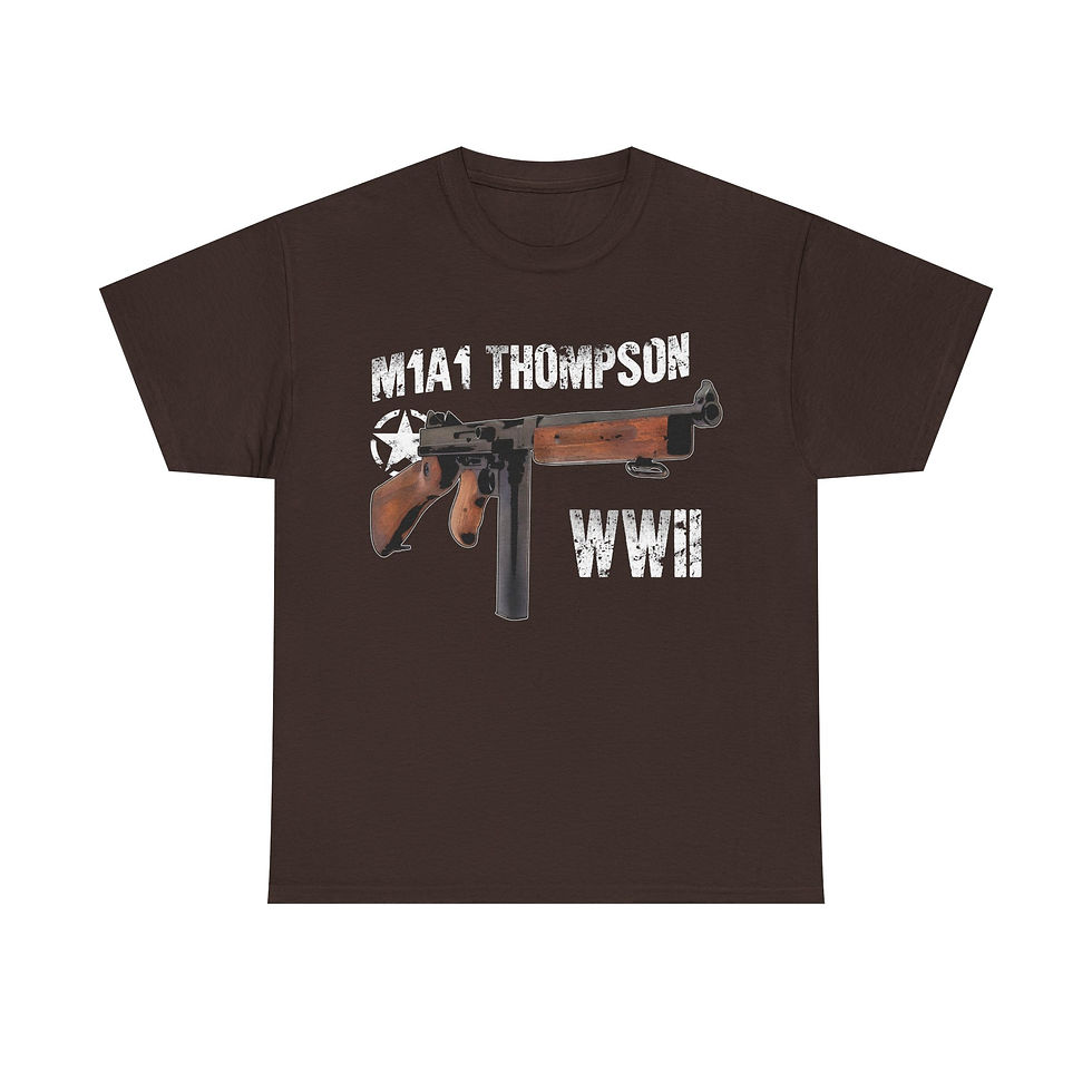 Thumbnail: M1A1 Thompson T-Shirt US Machine Gun Rifle Version 2