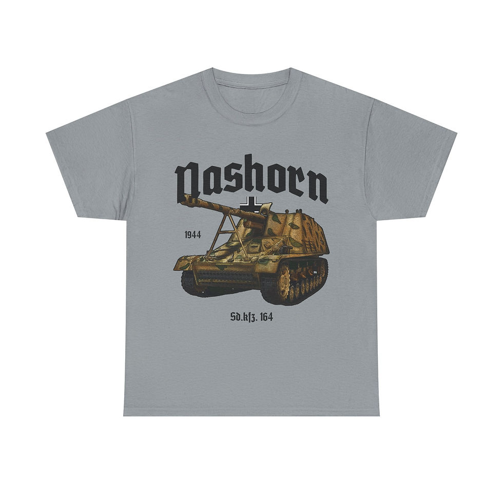 Thumbnail: Nashorn Panzer IV T-Shirt WWII German Tank