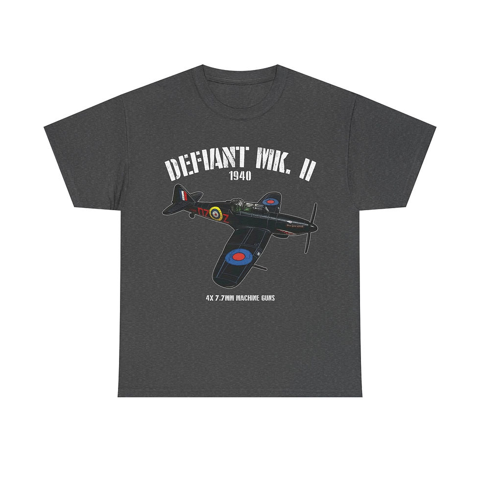 Thumbnail: Defiant NF Mk II T-Shirt WWII British Aircraft