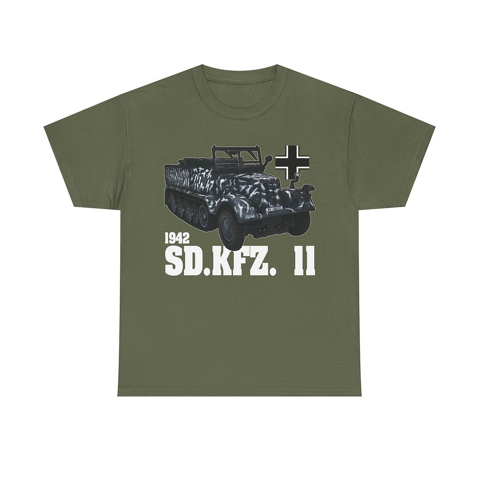 Thumbnail: Sd.kfz 11 T-Shirt WWII German Personnel Carrier