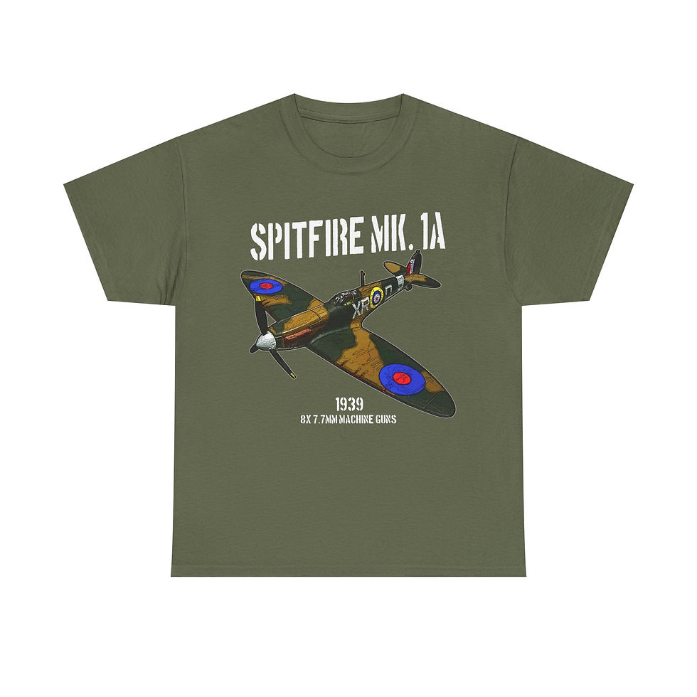 Thumbnail: Spitfire Mk 1A T-Shirt WWII British Aircraft