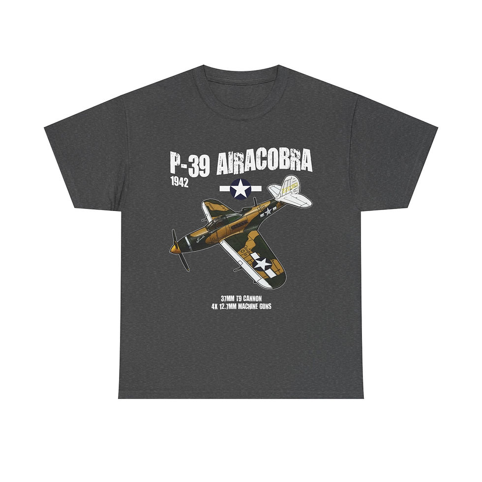 Thumbnail: P-39 Airacobra T-Shirt WWII US Aircraft