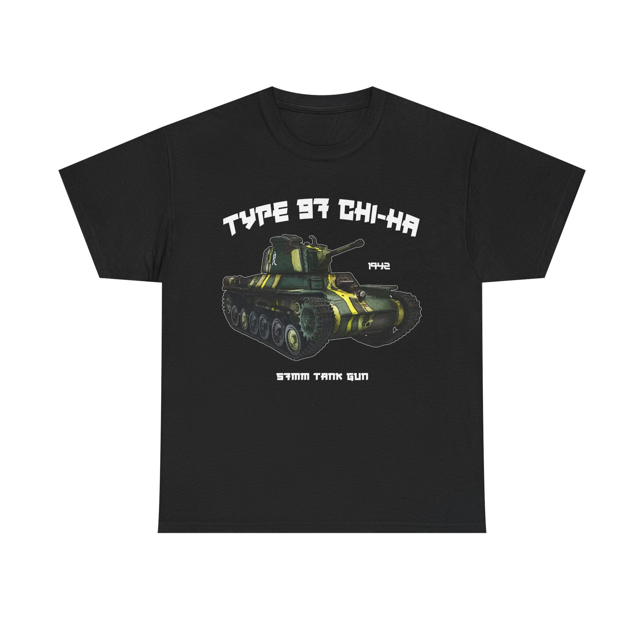 Type 97 Chi-ha T-Shirt WWII Japanese Army Tank Military Axis
