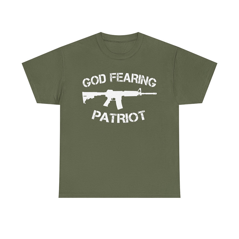 Thumbnail: God Fearing Patriot T-Shirt M4 AR15 Rifle 2A
