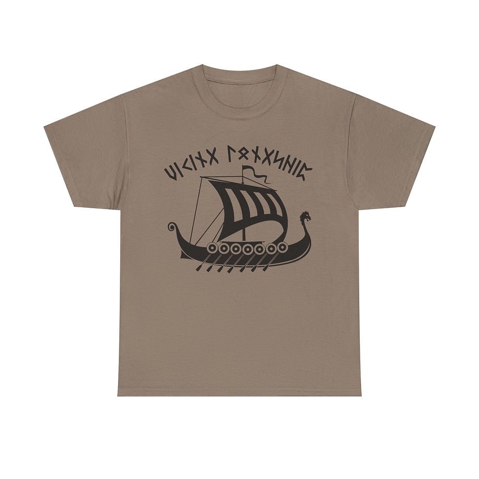Thumbnail: Viking Longship T-Shirt Nordic Norse Ship