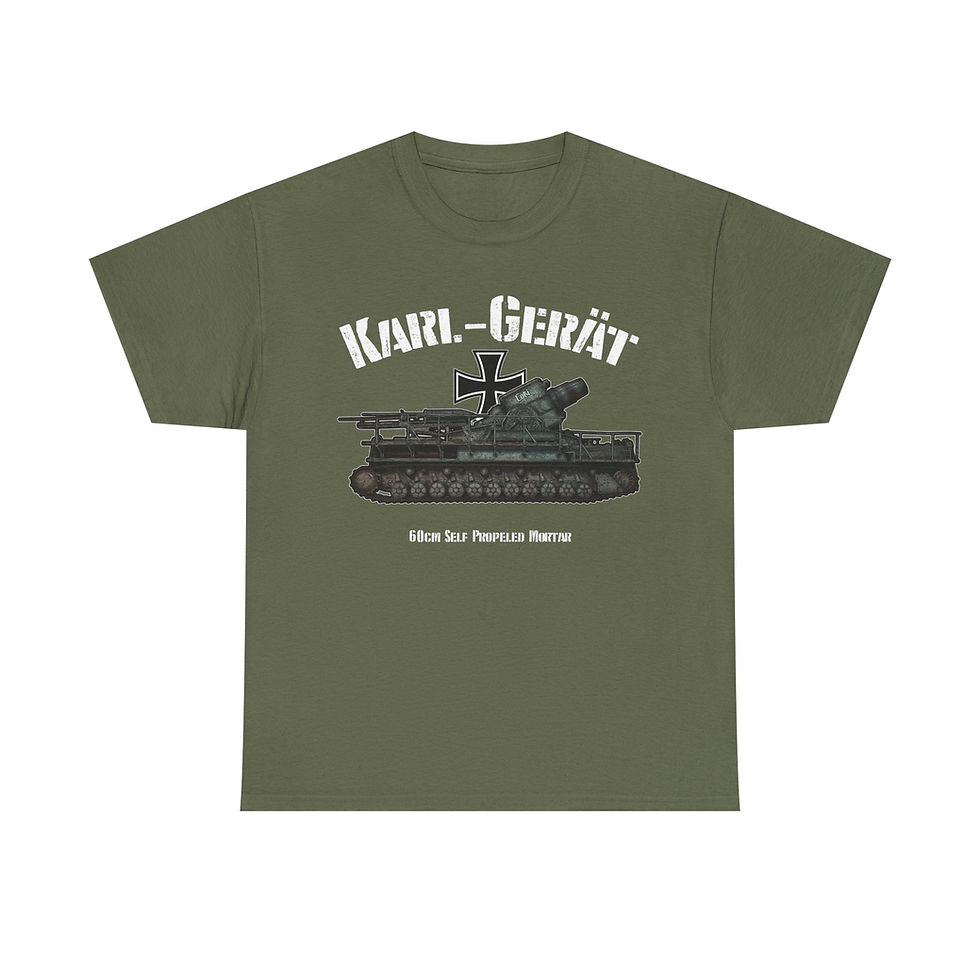 Thumbnail: Karl Morser Loki T-Shirt WWII German Railgun Version 2