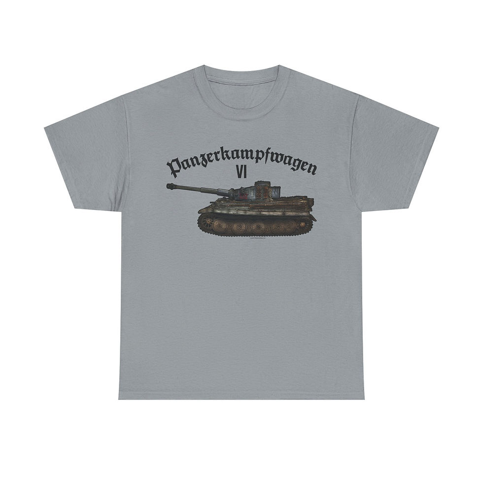 Thumbnail: Panzerkampfwagen VI Panzer T-Shirt WWII German Tank Tiger